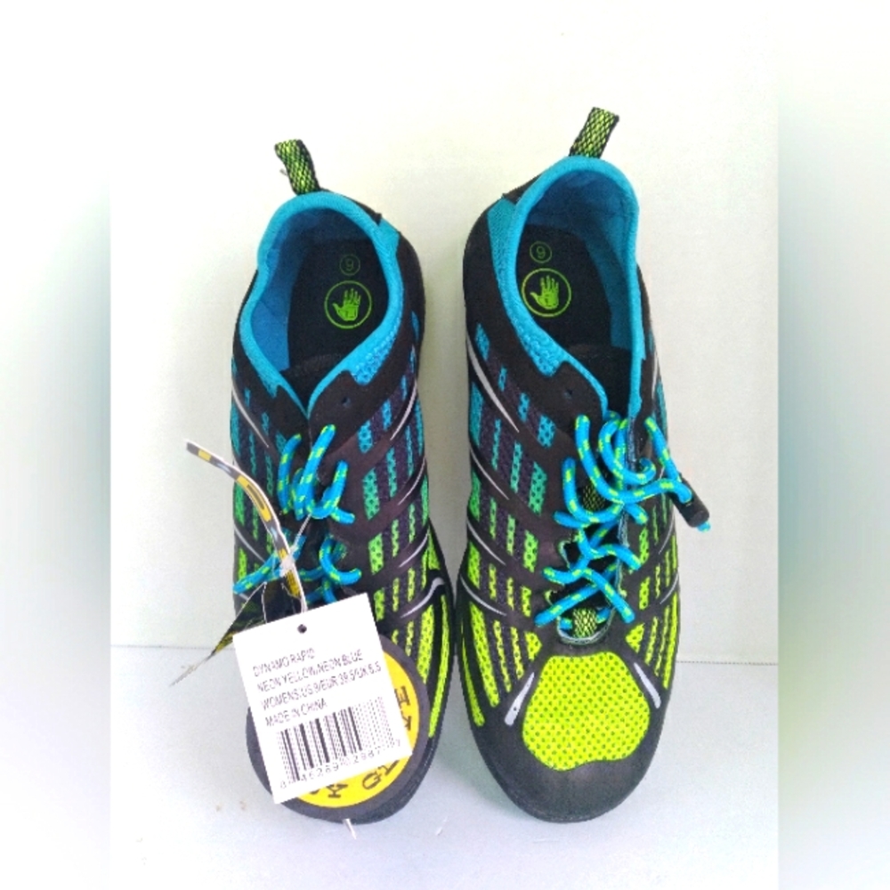 Body‎ Glove Neon Athletic Water Shoes Breathable Mesh Outdoor Sports Sneakers